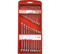 EXTOL PREMIUM Clés mixtes plates, jeu de 25, 6-32mm
