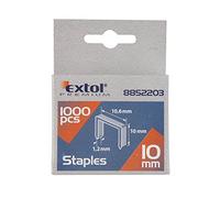 EXTOL PREMIUM Lot de 1000 agrafes, 8 mm, 11,3 x 0,52 x 0,70 mm