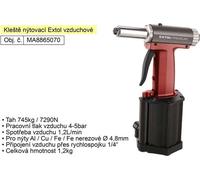 Extol Premium pince à riveter pneumatique 745kg ( 8865070 )