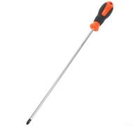 Extra Long Slotted Screwdriver 12 Inch Hard to Reach Chromium Vanadium Steel Slotted Screwdriver 12 Inch Long Slotted Screwdriver 12 Inch for Deep Recessed Screws 12 Inch Slotted (Cross Screwdriver)