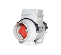 Vortice Ventilateur de conduit Lineo 100 T Ø100 mm temporisé, débit jusqu'à 255 m³/h