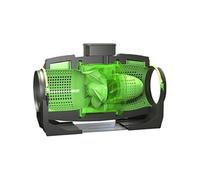 Extracteur centrifuge en conduit ultra silencieux moteur EC 160mm 525m³/h Noir XLAS160