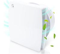 Extracteur D’Air 100mm Capteur D’Humidité Clapet Anti-Retour Silencieux Mural Ou Plafond Salle De Bain Et Cuisine