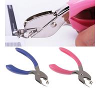 Extracteur d'agrafes Portable en métal, Mini agrafeuse multifonction, Machine d'élimination des ongles, extracteur, outils de papeterie Pink