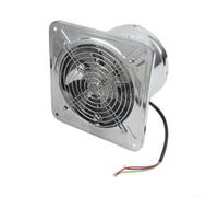 Extracteur d'Air 100mm Mural Silencieux 40W Extracteur d'Air | Acier inoxydable épais, finition polie, protection anti-rayures, pour idéal pour cuisine salle de bain, montage mural facile