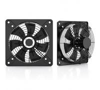 Extracteur d'Air Industriel 1400 Tr/Min avec Moteur en Cuivre, Ventilateur Métallique Haute Résistance avec Double Grille de Protection pour Garage, Atelier, Entrepôt, Serre et Cuisine 41cm/16.1in