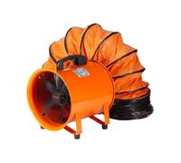 VEVOR Ventilateur d'Extraction 592 W Extracteur d'Air Conduit Industriel 406,4 mm Tuyau Extraction 5 m Volume d'Air 8792 m3/h Ventilateur Évacuation 2 Engrenages pour Extraire Poussière Fumée Maison