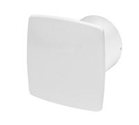 Extracteur d'air silencieux pour salle de bain 100 mm avec interrupteur à tirette et panneau avant blanc KWS100W + PNB