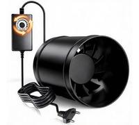 Extracteur d'air - Ventilateur de conduit puissant avec régulateur de vitesse - 221 m³/h
