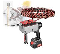 Extracteur de câble électrique Machine Automatique à Cordage de câbles à Vitesse Variable, extracteur de câble Automatique pour Filetage de tuyaux sans Fil d'électricien,25000mah,30m