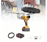 Extracteur de câble électrique, Machine Automatique de Cordage de câbles à Vitesse Variable, Vitesse Variable 0-50 m/Min, Force de Traction maximale de 600 N,37500mah+2pack,30m