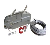 Extracteur De Câble Métallique Manuel En Alliage D'aluminium, Bloc De Treuil Manuel, Extracteur De Câble Métallique En Acier, 3.2T-5.4TX20M(5.4TX20M)