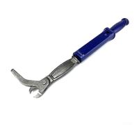 Extracteur de clou coulissant pour ongles profonds, extracteur réglable en acier à haute teneur en carbone avec mâchoire à profil bas et capuchon de gâche en métal, bleu argenté, 460-550 mm