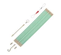 Extracteur de fil - 1 ensemble de tiges de traction de fil | Outils de traction de câbles, tige en fibre de verre | Extracteur électrique pour électricien, technicien domestique, construction, plafond