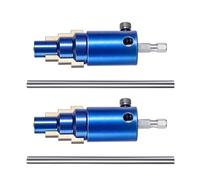 Extracteur de fil d ' acier, 2 sets | Extracteur de raccord de robinet 18 / 23 / 28 mm, tige d ' entraînement 1 / 4 po pour perceuse manuelle utilitaire