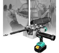 Extracteur De Fil De Ficelle D'éLectricien, Ruban De Poisson, Machine à Ficelle éLectrique Automatique, Machine à Fil De Filetage Mural, Outil D'Extraction De Fil éLectrique 40 M/Min,1battery