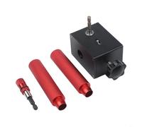 Extracteur de fil électrique Outil de filetage pour perceuses - Dispositif de cordage automatique avec tuyau en acier pour aide au câblage électrique dans la rénovation de la maison 13 x 6,35 x 9,5 cm