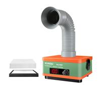 Extracteur de fumée de soudure, Absorbeur de fumée de bureau avec filtres HEPA à 3 étapes et carbone actif pour la soudure, réparation de PCB, bricolage, gravure laser, fer à souder de bureau