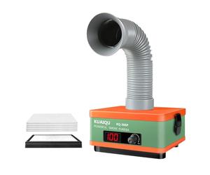 Extracteur de fumée de soudure, Absorbeur de fumée de bureau avec filtres HEPA à 3 étapes et carbone actif pour la soudure, réparation de PCB, bricolage, gravure laser, fer à souder de bureau