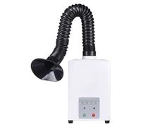 Extracteur de fumée mobile - 50 W - Aspiration des fumées de soudure - Cartouche de filtre EPA - Charbon actif à base de coques de noix de coco - Adapté aux lasers à fibre, à la gravure laser CO₂ et à