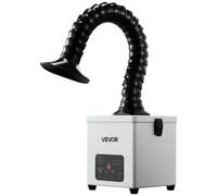 Extracteur de fumées pour soudure, absorbeur de fumées de soudure avec filtration en 3 étapes, doté d'une forte aspiration de 180 m³/h et d'un débit d'air réglable en 3 niveaux. Extracteur de fumées c