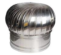 Extracteur de fumées Rotatif galvanisé, Couvercle rotatif d'évacuation de cheminée en acier inoxydable, for maison(600mm/23.6in)