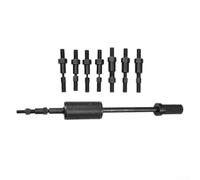 Extracteur de goupilles manuel avec têtes d'extraction de filetage interne et externe pour travaux de retrait de marteau mécanique en couleur noire 3 mm à 12 mm tailles (A)