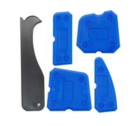 Extracteur de Joints en Silicone, Lot de 5 avec instructions, Kit de Calfeutrage en Silicone de plusieurs tailles incluant de nombreux angles, Lisseur Universel pour Joints en Silicone, Dissolvant