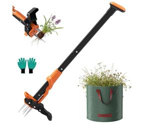 Extracteur de mauvaises herbes, longueur réglable de 85 à 100 cm, outil pour enlever les racines, idéal pour les pissenlits