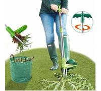 Extracteur de mauvaises herbes, outil à main de désherbage debout, outil de désherbage de jardin à long manche de 39 po