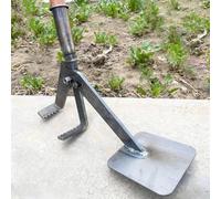 Extracteur de mauvaises herbes - Séparateur de plantes adventices - Entretien du jardin - Principe de levier - 92 cm - Argenté