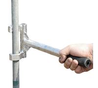 Extracteur de piquet de serre - Outil d'extraction de poteaux - Pour une forte capacité de charge - Pour une utilisation dans les clôtures, serres, fermes, jardins, prairies, balustrades et