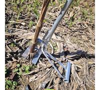 Extracteur de poteau manuel - Enlève sans effort les poteaux de clôture et les plantes envahissantes, outil durable pour une utilisation dans le jardin et la ferme, facile à utiliser pour un travail