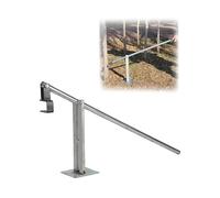 Extracteur de poteau pour piquets de 5 à 12,7 cm - Design réglable robuste pour un retrait efficace des murs et des clôtures, poignée ergonomique pour une utilisation facile, idéal pour les projets de
