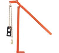 Extracteur de poteaux en T de 91,4 cm, extracteurs de poteaux de clôture robustes avec plaque d'extraction et chaîne de levage de 119 cm, outil d'extraction de poteaux en T permettant d'économiser de 