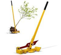 Extracteur de Racines d'arbre Robuste, Outil d'extraction de Jeunes Arbres à Fort Effet de Levier avec Pince dentelée, désherbant Portable pour souches, arbustes, poteaux de clôture, aménagement