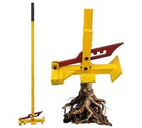 Extracteur de racines d'arbre, système de levage et de levier efficace, poteau en bois et arrache-arbustes, pour arbres, arbustes, vignes, épines