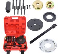 Extracteur de roulement de moyeu de roue 82 mm, construction en acier fortement allié, jeu d'outils complet, rouge pastèque