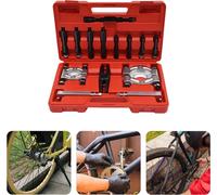 Extracteur de roulement - Kit d'extracteurs - 2 bras - #45 Acier au carbone - 30–50 & 75–95 mm - Outillage automobile - Rouge