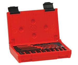 Extracteur de vis cassée intérieur/extérieur 5 à 16mm - coffret de 25 pcs DRAKKAR TOOLS - 09168