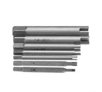 Extracteur de vis de fil cassé pour robinet M3 à 3 griffes en acier rapide pour extraction de robinet (M10)