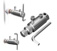 Extracteur de Vis, Extracteur de Boulon pour Retirer les Vis de Tuyaux Cassées, Extracteur Vis Cassée pour Réparer les Raccords Filetés de Tuyaux, Tourne a Gauche Extracteur Réglable