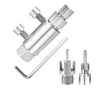 Extracteur de Vis Jeu, Extracteur de Vis Cassée pour 1/4 et 1/6, Extracteur Vis Cassée pour Extraire les Vis Endommagées, Réglable Tourne a Gauche Extracteur 3 Pièces, Extracteur Vis Portable