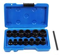Extracteur d'écrou de boulons cassés avec douille d'extension de 65 mm en alliage d'acier chromé pour vis rouillées (B)