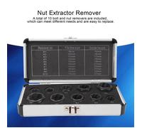 Extracteur d'écrou - HB013 - 10Pcs - Aluminium - Outil à main pour boulons endommagés