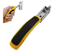 Extracteur d'ongles antidérapant en fer robuste | Détache-agrafes pour tapis, carrelage, plancher, plinthe, toiture, clôture, palette, amélioration de la maison