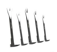 Extracteur d'ongles de qualité professionnelle avec tête incurvée pour effet de levier - Outil multifonction pour le travail du bois et le remodelage - 280 mm Argent (B)