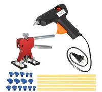Extracteur D'outils De Réparation De Bosses Sans Peinture Pour Voiture + 15 Onglets De Colle + 110-240 V 40 W Pistolet Thermofusible Avec 5 Bâtons