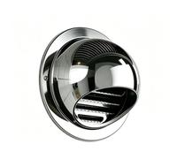 Extracteur Externe De Couvercle De Ventilation De Grille Mural Extérieur | Fonctionnement Silencieux, Structure Stable, Avec Boucles, Ventilation Efficace(50 mm/2 in)