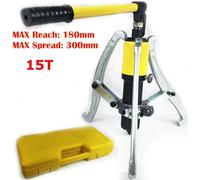 Extracteur hydraulique - 15 t Extracteur de roues dentées et de roulements de roues - 2/3 bras réglables - Dispositif de séparation - Avec coffret - Pour atelier